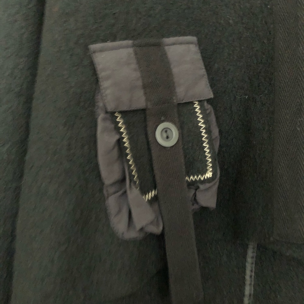 Black wool jacket by Jacques Ruc - Picture 3 of 4
